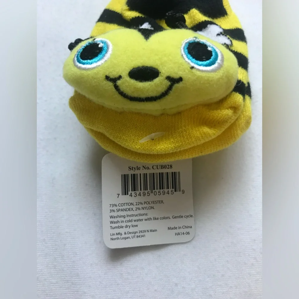 Wild Habitat infant no slip novelty socks/slippers. Set of 4 pair!
